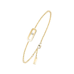 Single-Stone Oval Diamond Chain Bracelet - LORDY JEWELLERY