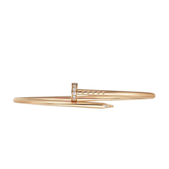 Diamond Tip Nail Gold Bracelet - LORDY JEWELLERY
