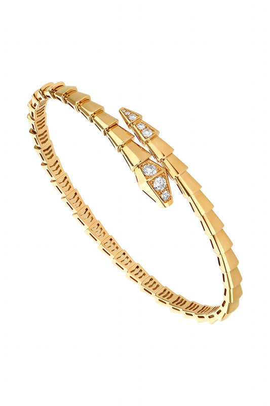 Viper-Coil Bracelet — Diamond Accented - LORDY JEWELLERY