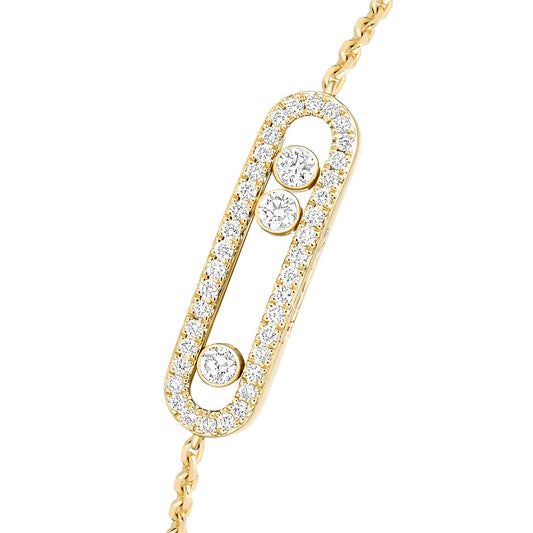 Pavé Oval Diamond Chain Bracelet - LORDY JEWELLERY
