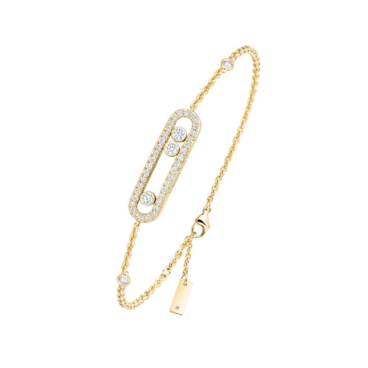 Pavé Oval Diamond Chain Bracelet - LORDY JEWELLERY