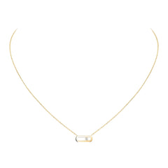 Single-Stone Oval Diamond Necklace - LORDY JEWELLERY